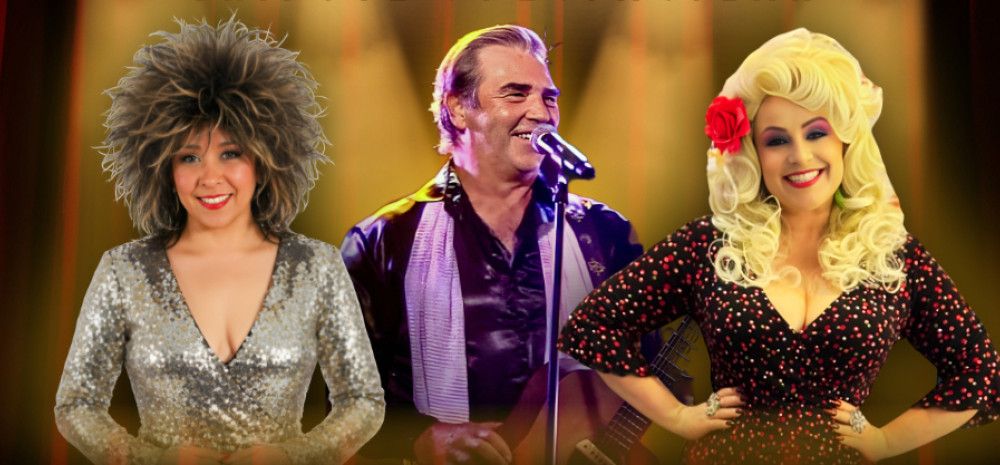 Three people smiling