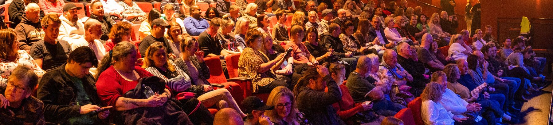 Audience in the Drum Theatre